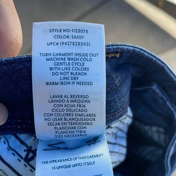 Seven 7 Women's Regular Denim Jeans Sassy RN#109890 Plus Size 16 - Picture 11 of 12